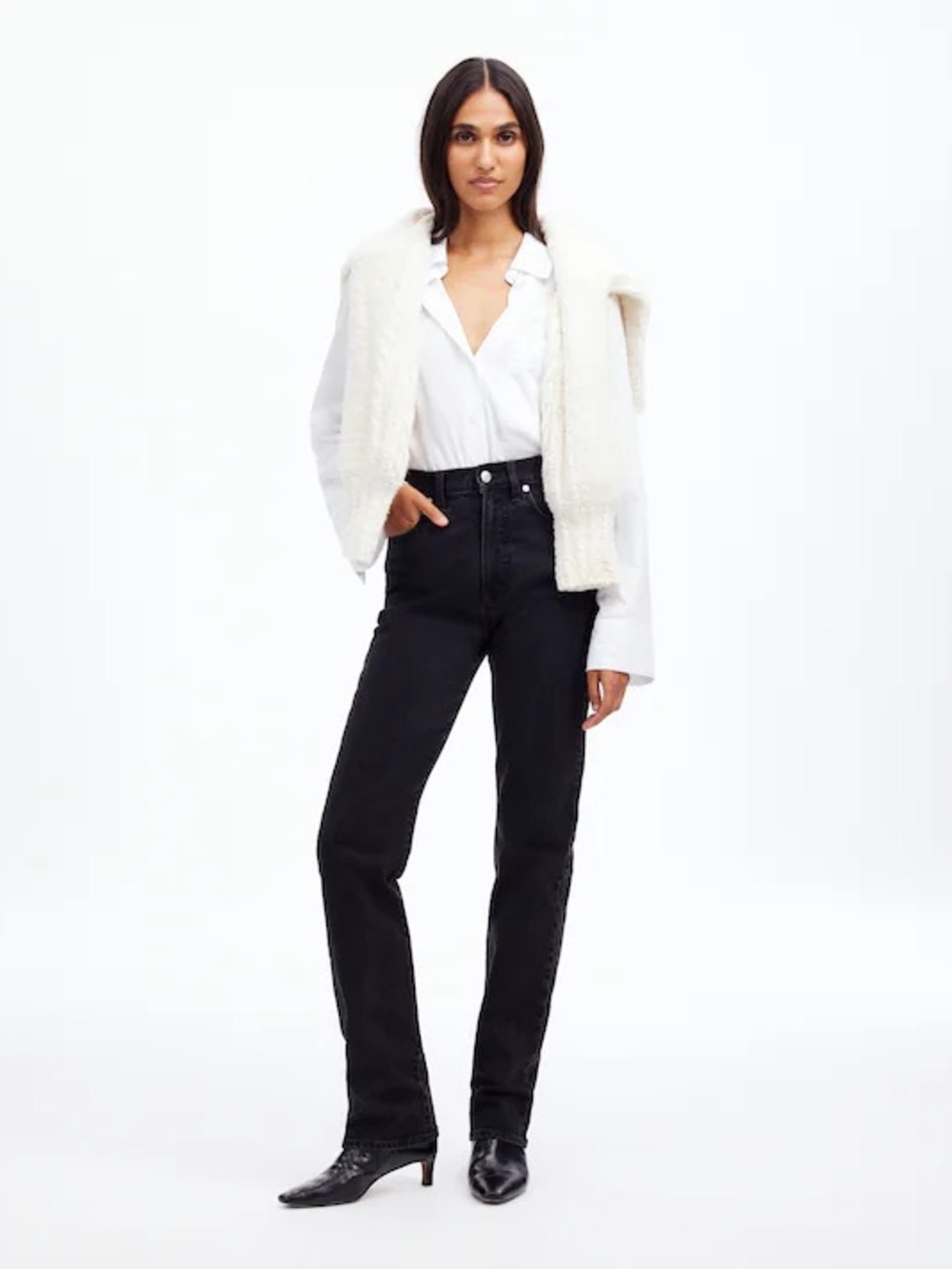 Madewell 90s Straight Jean in Belmere Wash Size 30 VGUC